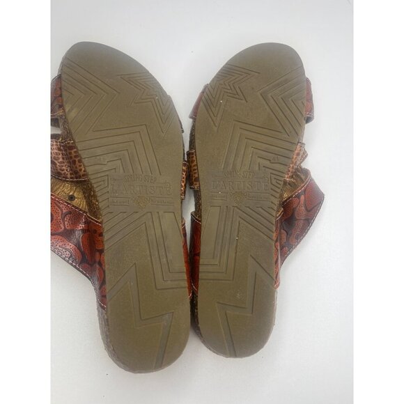 L'artiste Spring Step Leather Aghna BRM Size 41 / 10US Ladies Art deco - Picture 7 of 14